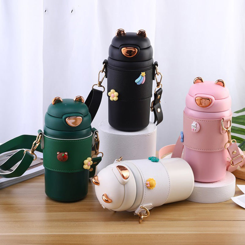 Gourde Isotherme Enfant 500 ml - Inox