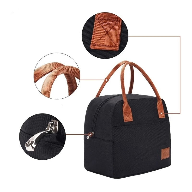 Sac à Lunch Fleuri Chic