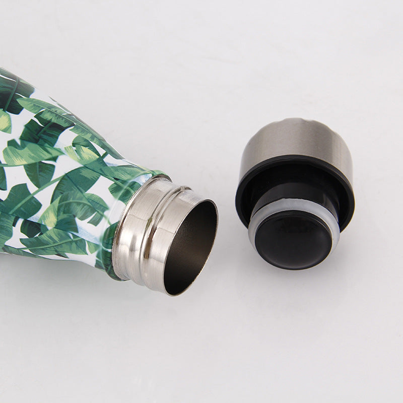 Bouteille Isotherme Feuille Tropicale