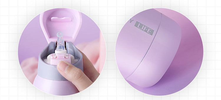 Gourde Isotherme avec Paille Intégrée