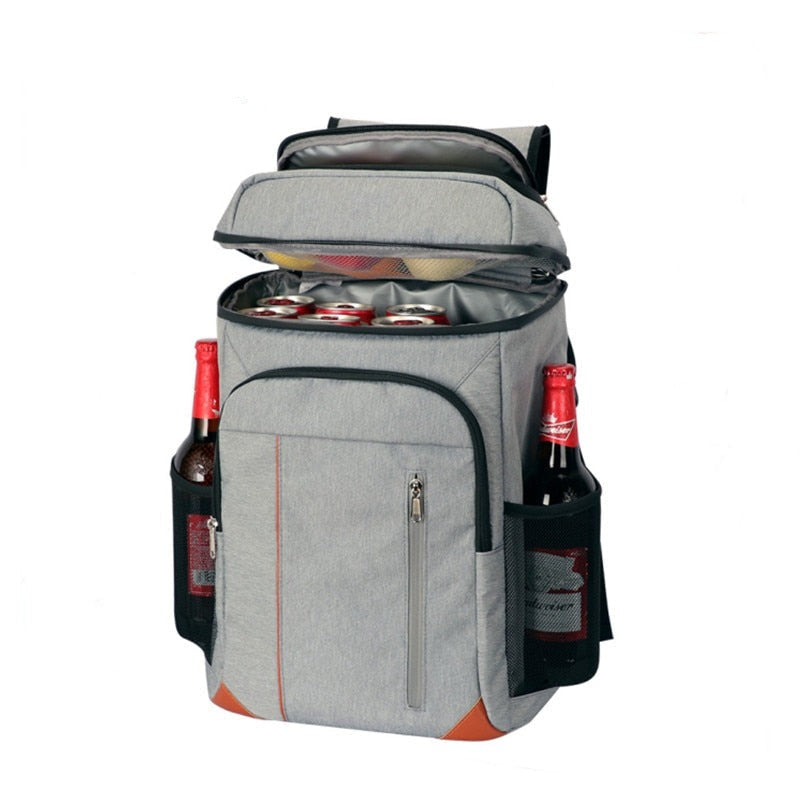 24L Sac à Dos Isotherme à Glacière Cooler Backpack Bag Sac