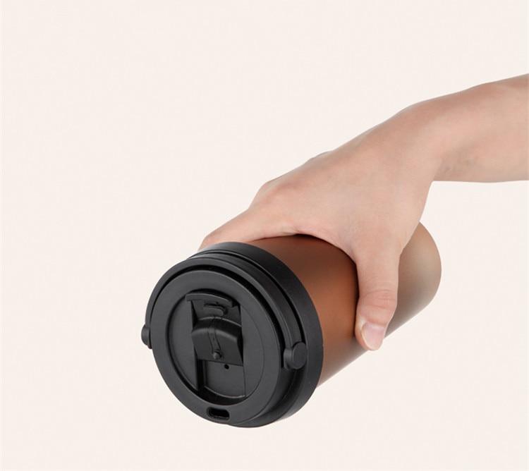 Mug Isotherme Inox Noir Mug Mon Sac Isotherme