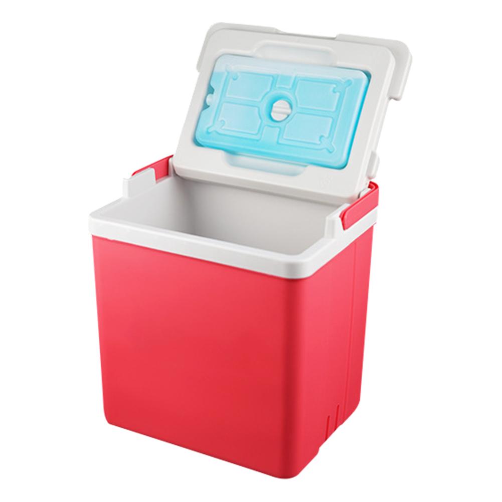 Glacière rigide 10 L rose, petit format et poignée rétractable