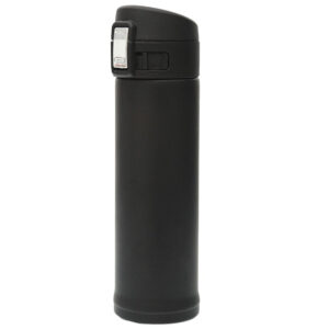 Gourde isotherme inox noire 500 ml pour garder l'eau fraîche