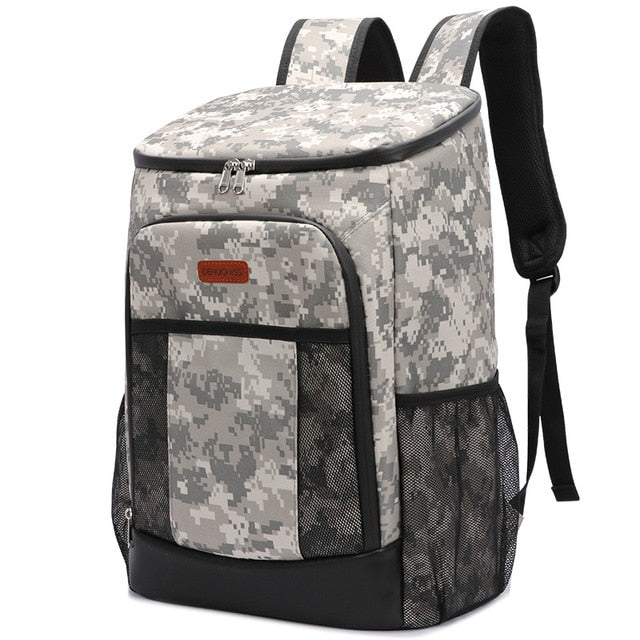 Sac à dos isotherme Snowland 28 L, style camouflage
