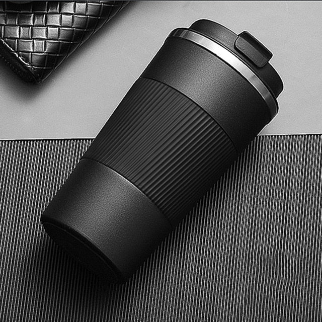 Mug isotherme inox, 380 ou 510 ml, cinq coloris