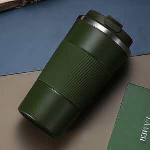 Mug isotherme inox, 380 ou 510 ml, cinq coloris
