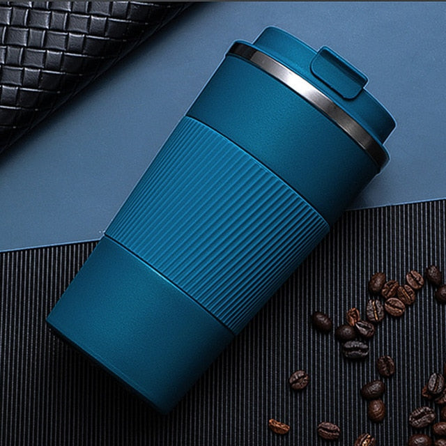Mug isotherme inox, 380 ou 510 ml, cinq coloris