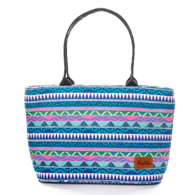 Sac isotherme repas Bombay grand format, profil haut et coloré