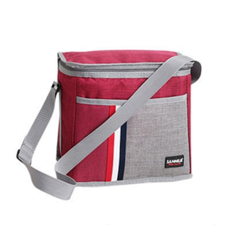 Sac isotherme repas Genève, de 6,3 L à 27,3 L, gris ou rouge