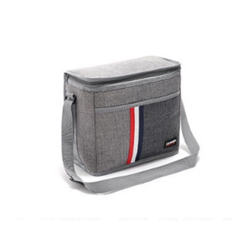 Sac isotherme repas Genève, de 6,3 L à 27,3 L, gris ou rouge