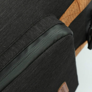 Sac isotherme repas Cambridge à bandoulière, finition cuir