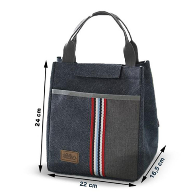 Sac isotherme repas Palo Alto en denim, 15 modèles