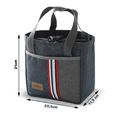 Sac isotherme repas Palo Alto en denim, 15 modèles