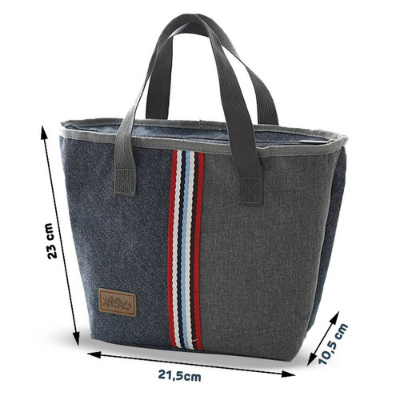 Sac isotherme repas Palo Alto en denim, 15 modèles