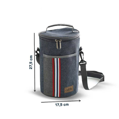 Sac isotherme repas Palo Alto en denim, 15 modèles