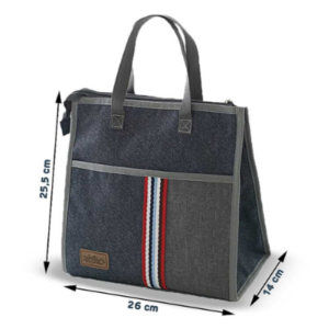Sac isotherme repas Palo Alto en denim, 15 modèles