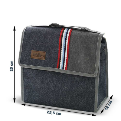 Sac isotherme repas Palo Alto en denim, 15 modèles