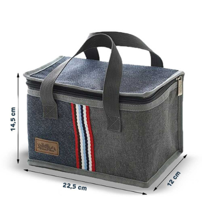 Sac isotherme repas Palo Alto en denim, 15 modèles