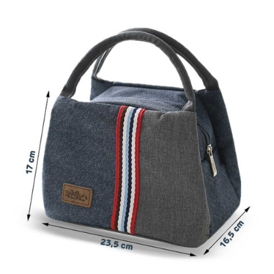 Sac isotherme repas Palo Alto en denim, 15 modèles