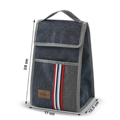 Sac isotherme repas Palo Alto en denim, 15 modèles