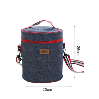Sac isotherme repas Toulon à finitions denim, 5 modèles