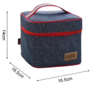 Sac isotherme repas Toulon à finitions denim, 5 modèles