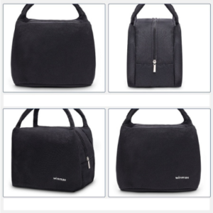 Sac isotherme repas Dublin noir en polyester haute densité
