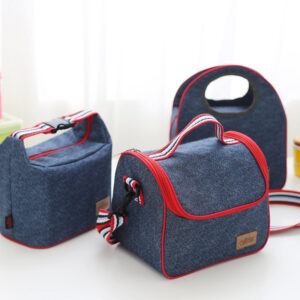 Sac isotherme repas Toulon à finitions denim, 5 modèles