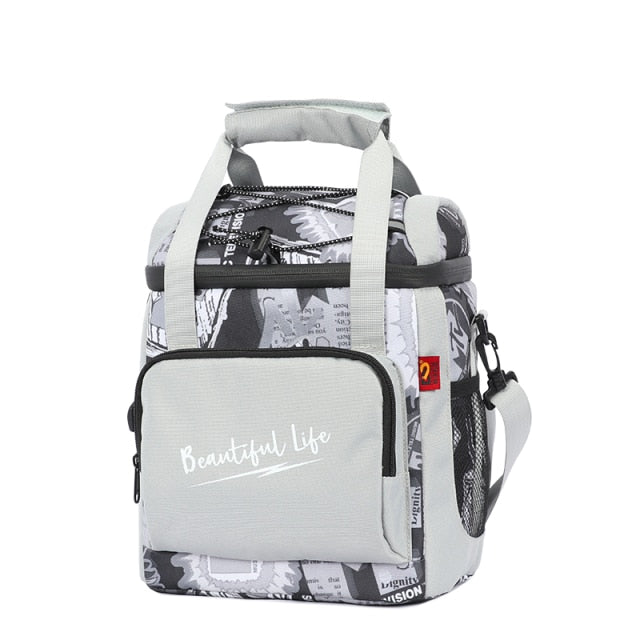 Sac isotherme repas Portland à poches extérieures, quatre coloris
