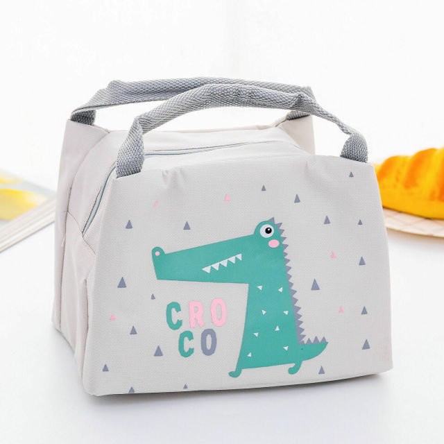 Sac isotherme enfant Croco, illustration crocodile