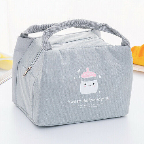 Sac isotherme bébé Biberon en Oxford imprimé, 21 × 17 × 15 cm