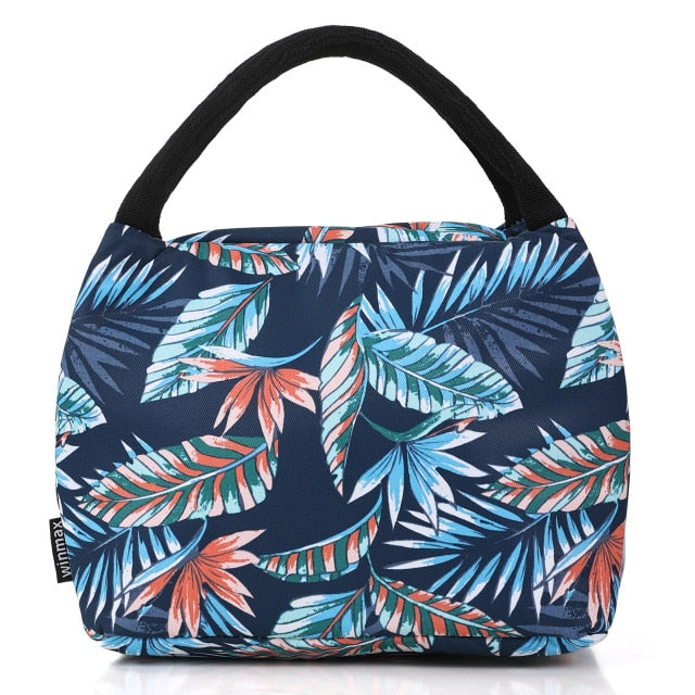 Sac isotherme repas Valence au look tropical, polyester 900D