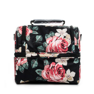 Sac isotherme repas New Delhi à motif fleuri, esprit îles