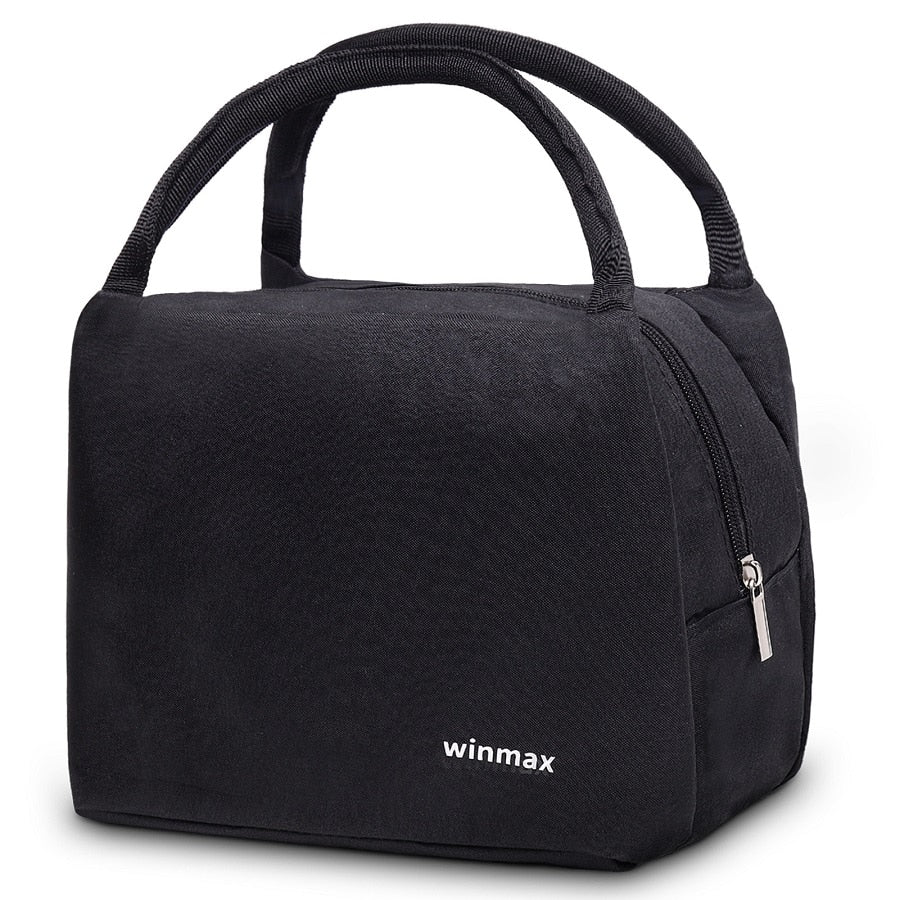 Sac isotherme repas Dublin noir en polyester haute densité