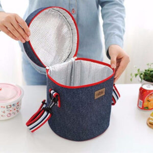 Sac isotherme repas Toulon à finitions denim, 5 modèles