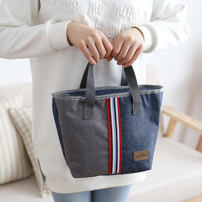 Sac isotherme repas Palo Alto en denim, 15 modèles