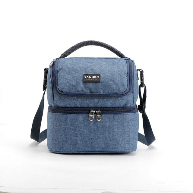 Sac isotherme repas Cologne en Oxford 600D, poignées et sangle