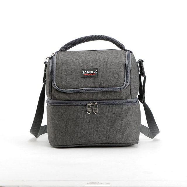 Sac isotherme repas Cologne en Oxford 600D, poignées et sangle
