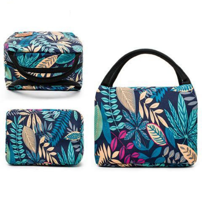 Sac isotherme repas Jakarta à fleurs tropicales
