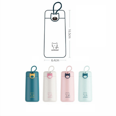 Gourde isotherme Chat 500 ml avec sangle de transport