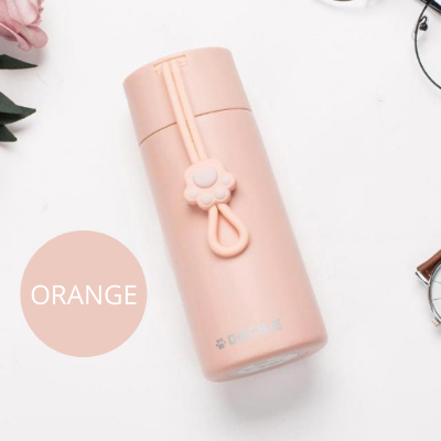 Gourde isotherme Fantaisie 200 ml, inox 304 en quatre coloris