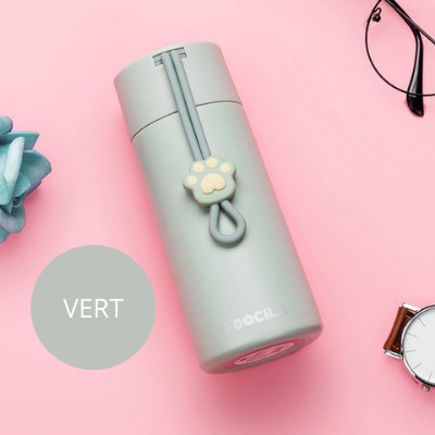 Gourde isotherme Fantaisie 200 ml, inox 304 en quatre coloris