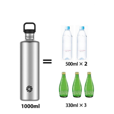 Gourde isotherme Métal en inox, de 500 ml à 2 L