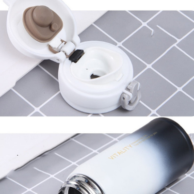 Gourde isotherme inox 350 ou 450 ml à double paroi