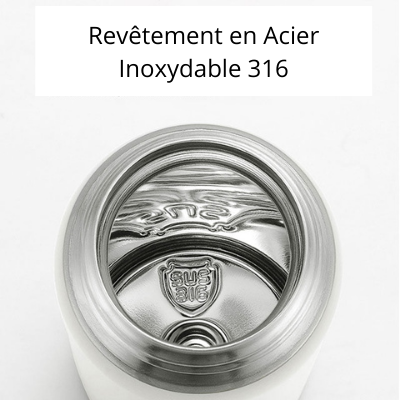 Gourde isotherme inox 316 à bec verseur thermique, 500 ml