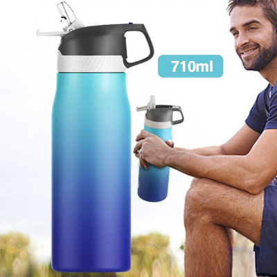 Gourde isotherme Sport 710 ml avec crochet de transport