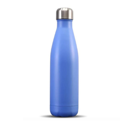 Bouteille isotherme Bleu Marocain 500 ml, double paroi inox