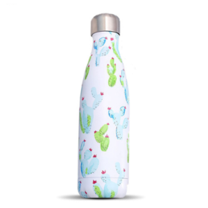 Bouteille isotherme Cactus 500 ml au motif exotique