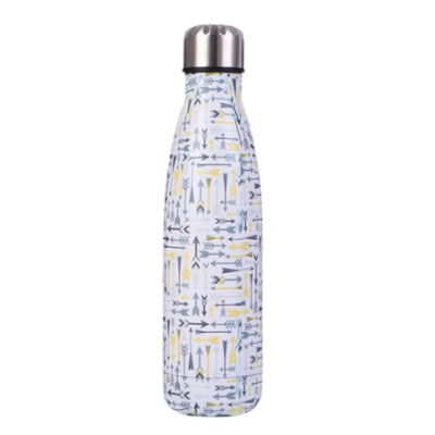 Bouteille isotherme Flèches, motif scandinave, 500 ml